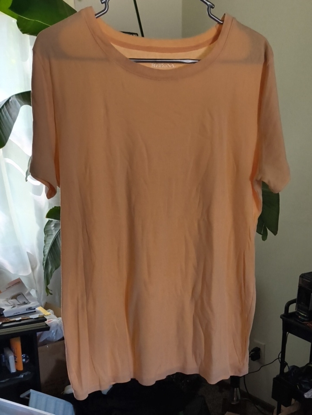 Merona Peach Short-Sleeve Crewneck Tee